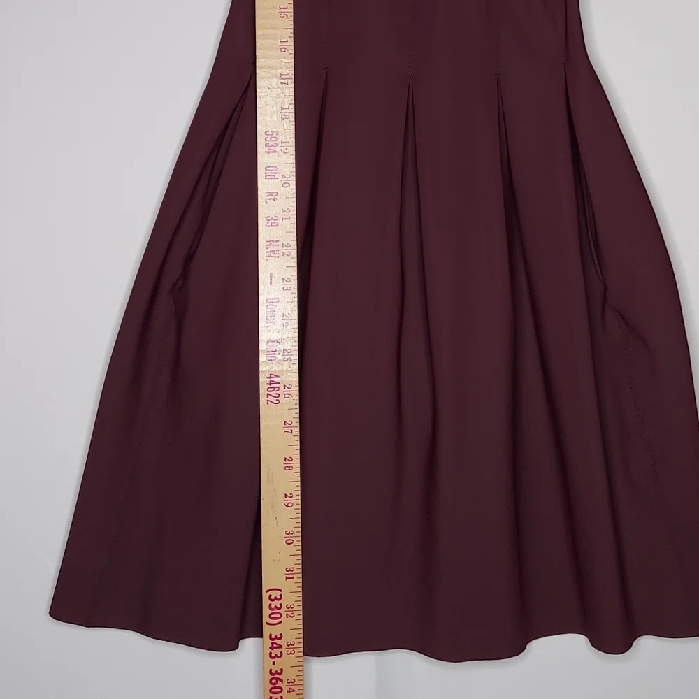 Lululemon Dress 4 Maroon‎ Tennis Skater Here To There Travel Discontinued Rare